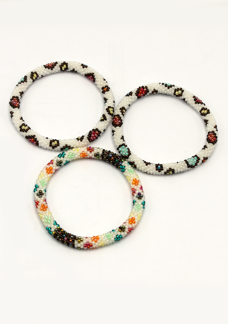 Langtang  Roll  on  Beads Bracelet Gift Set of 3 in Eco-Friendly  Jewelry Box