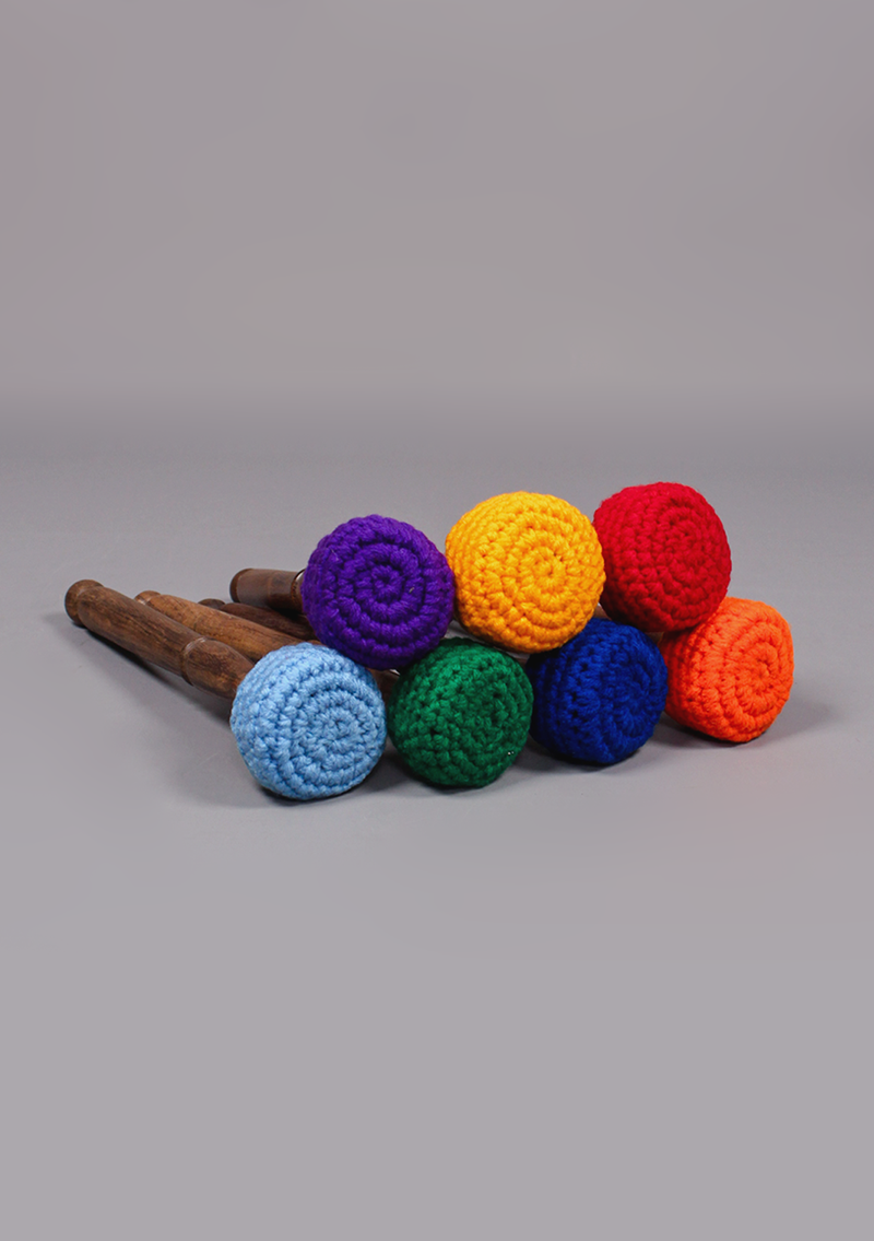 Crochet Drum Stick for Singing Bowl and Gong - Medium