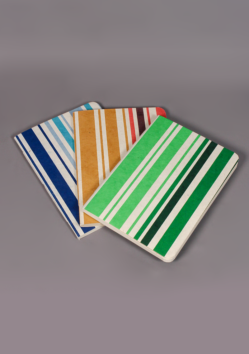 Vertical Lines Design Lokta Paper Journal