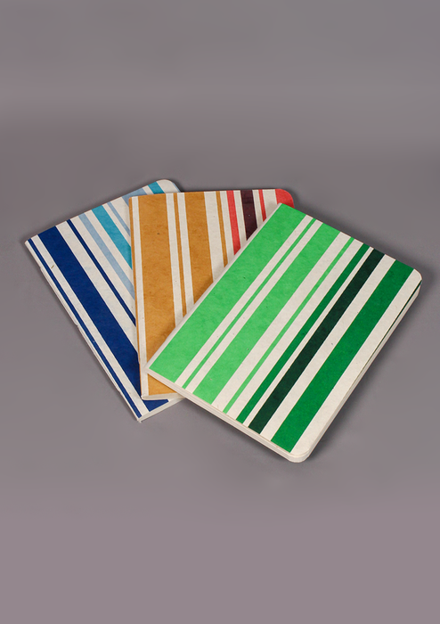 Vertical Lines Design Lokta Paper Journal