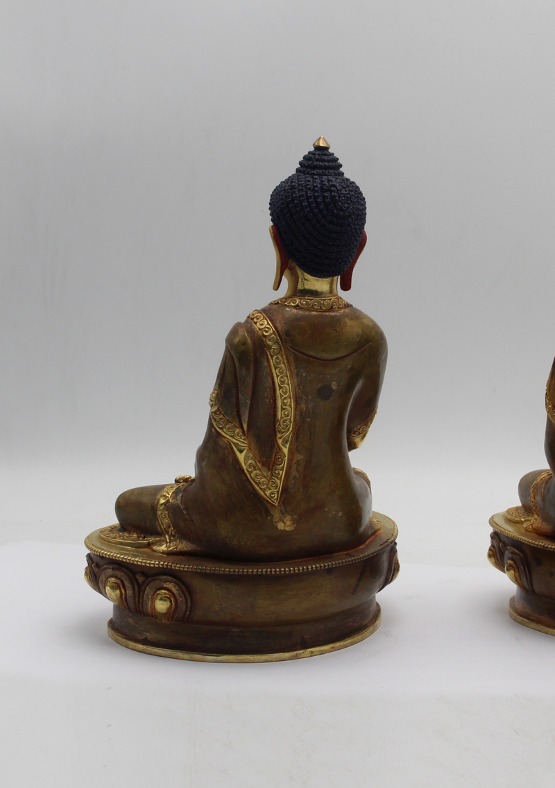 Fine Arts  24 K Gold Sacred Medicine Buddha  Set