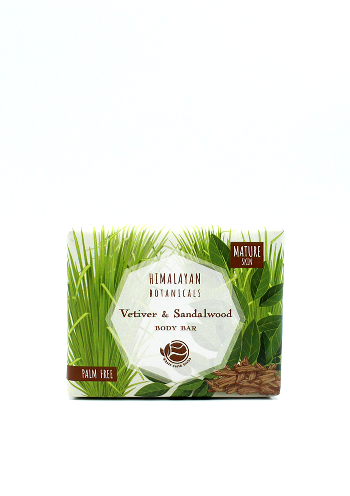Himalayan Botanicals Vetiver and Sandalwood Herbal Soap