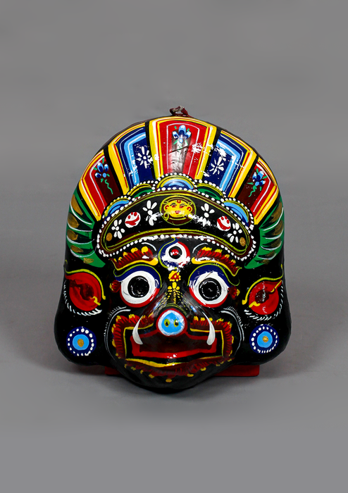 Handpainted Barahi Paper Mache Hanging Mask
