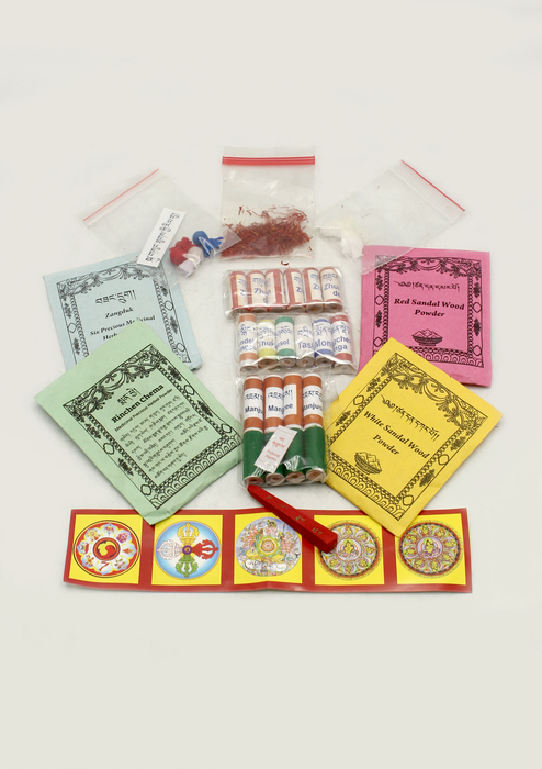 Mantra and religious holy substances for filling of Buddhist statues- 6"