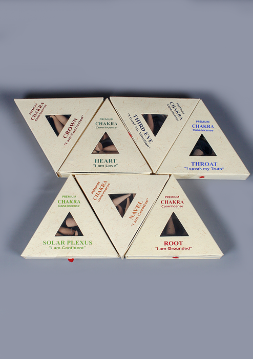 Seven Chakra Healing Cone Incense – Spiritual & Meditative Aroma