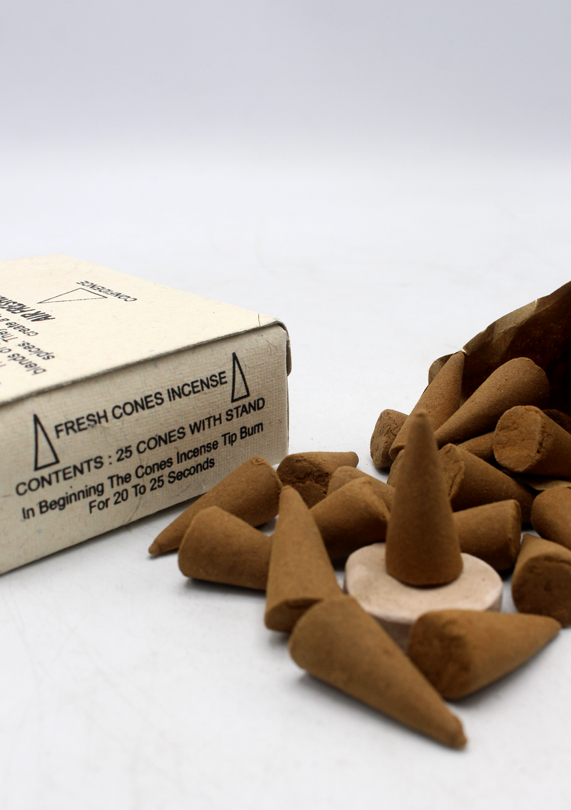 Confidence Tibetan Natural Cone Incense