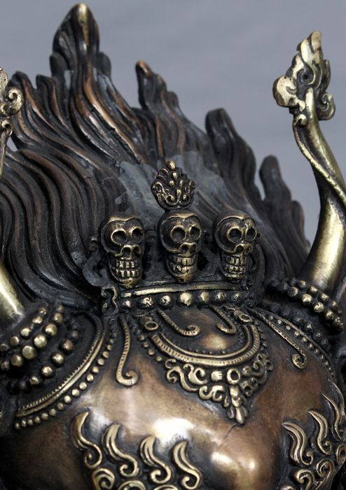 Brass Chhepu Wall Hanging Mask