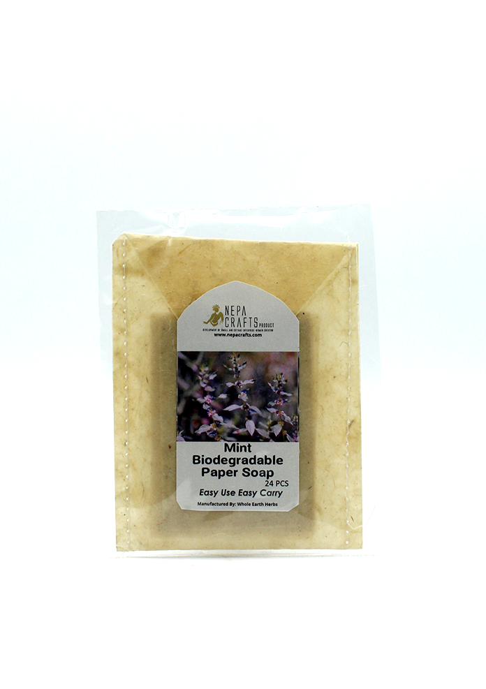Mint Biodegradable Paper Soap