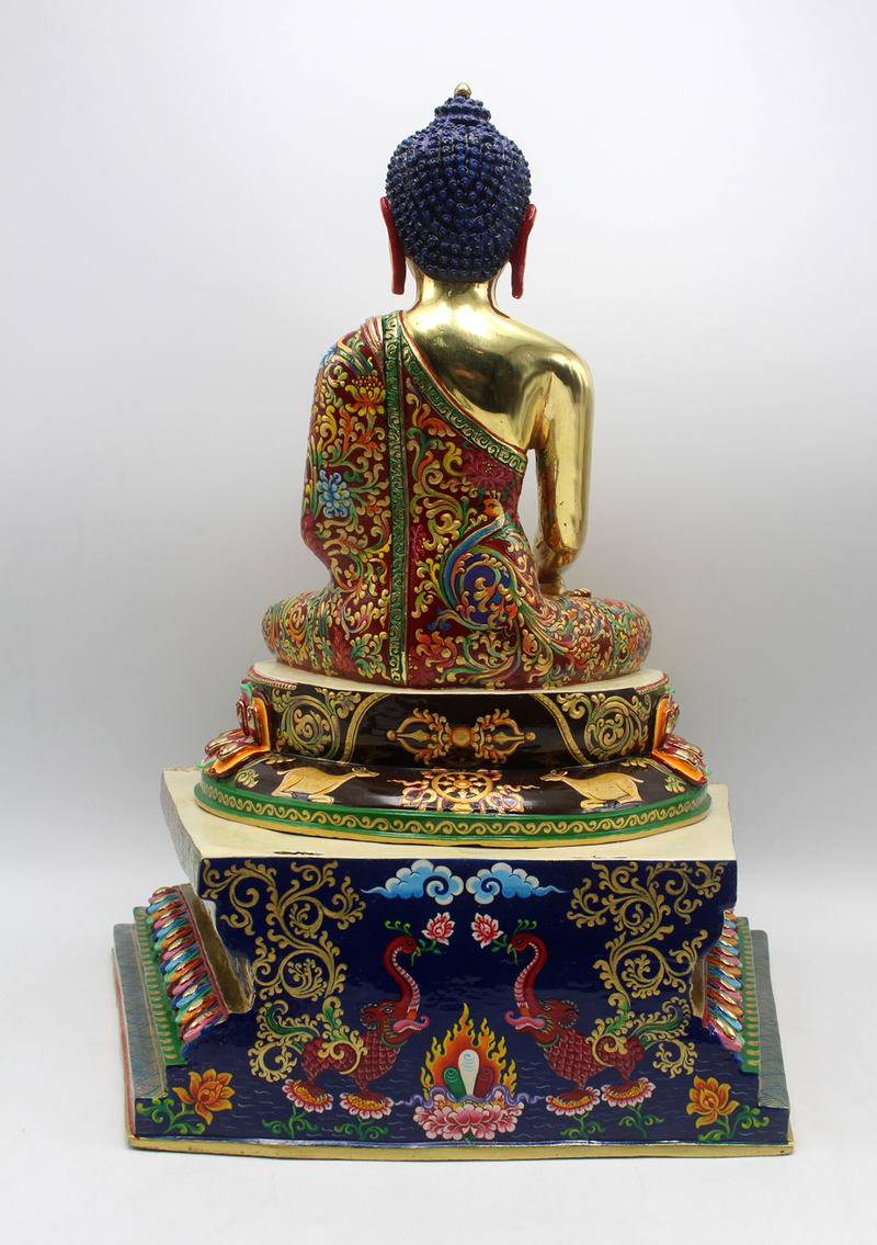 Masterarts Shakyamuni Buddha Seated on the Lotus Throne 16.5" H