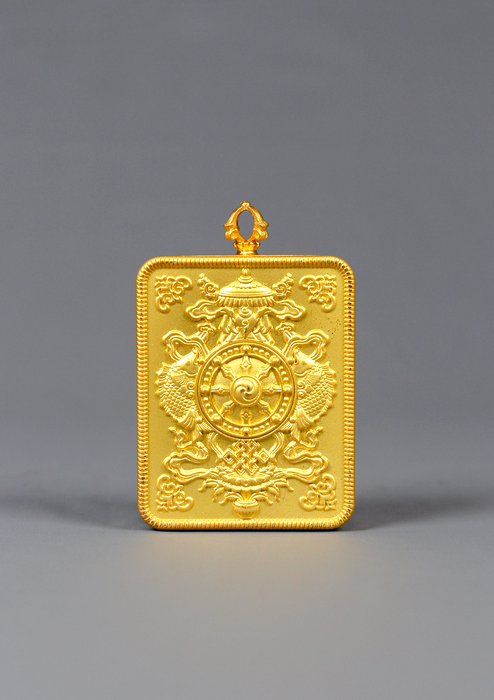 Guru Rinpoche Thangka Amulet Pendant
