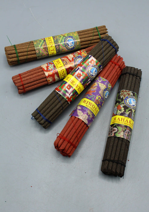 Set of Five Bhutanese World Peace Prayer Incense
