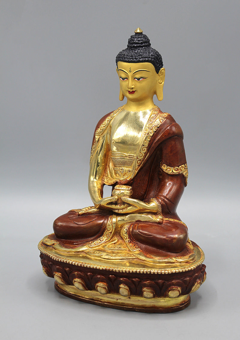 Gold Plated Amitabha Buddha Statue