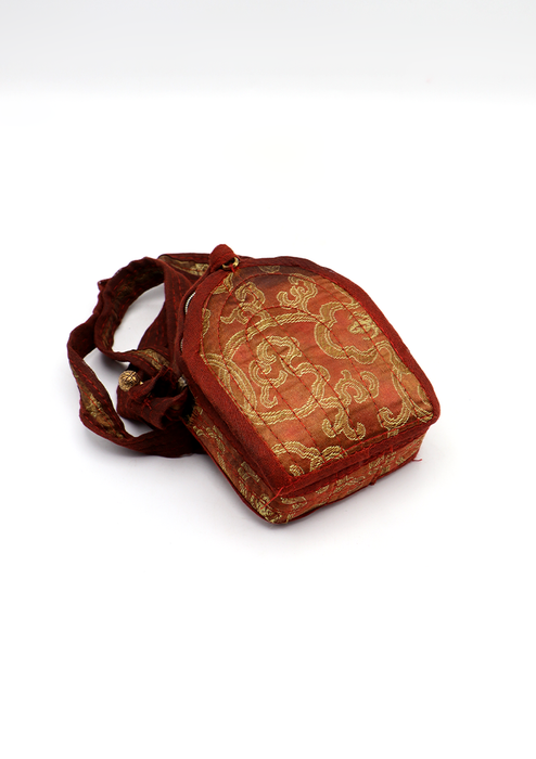 Hand Carved White Metal Guru Rinpoche Ghau Pendant