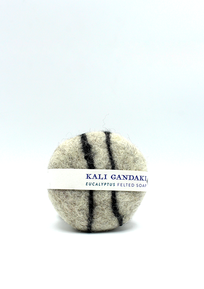 Kali Gandaki Eucalyptus Felted Herbal Soap
