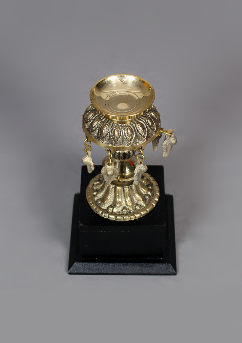 Small Nepali Ritual Panas ( Brass Oil Lamp)