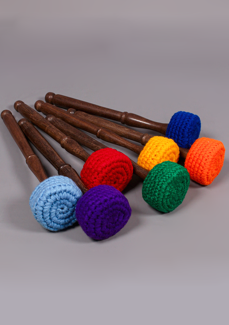 Crochet Drum Stick for Singing Bowl and Gong - Large