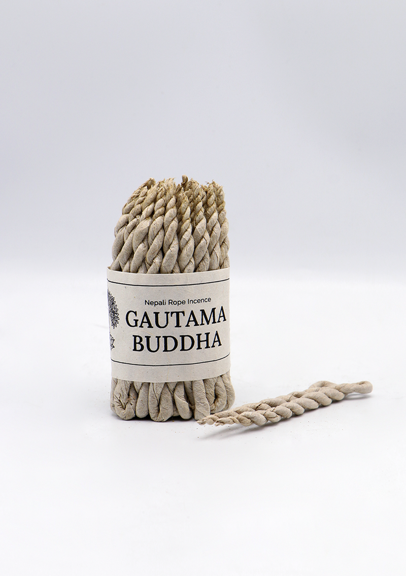 Handcrafted Artisanal Gautama Buddha Nepali Rope Incense