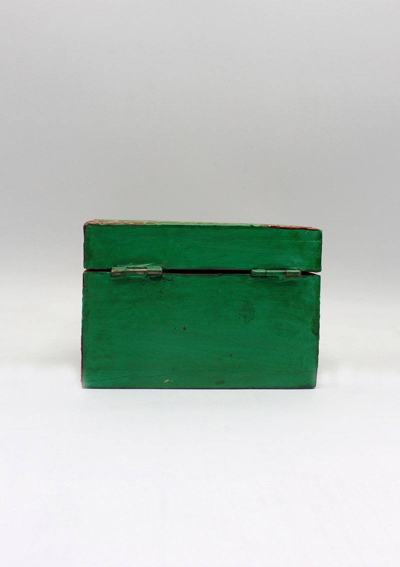 Handpainted Tibetan Wooden Boxes with Endless Knot- Small
