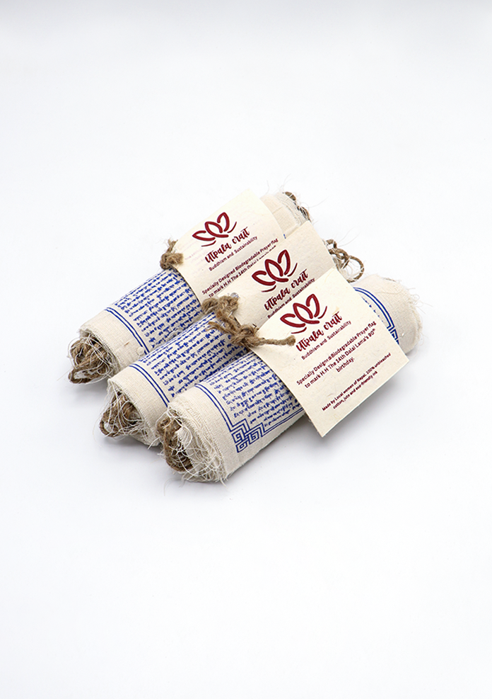 Specially Designed Biodegradable Prayer Flag to mark H.H The 14th Dalai Lama's birthday