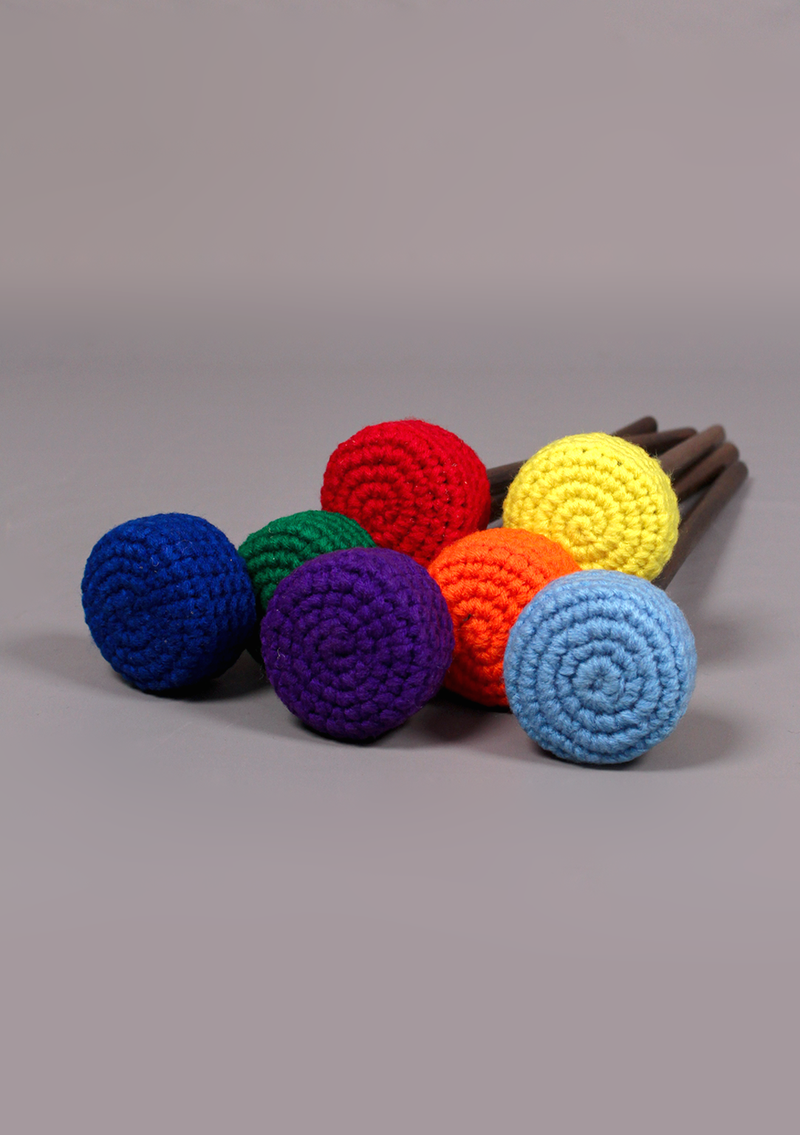 Crochet Drum Stick for Singing Bowl and Gong