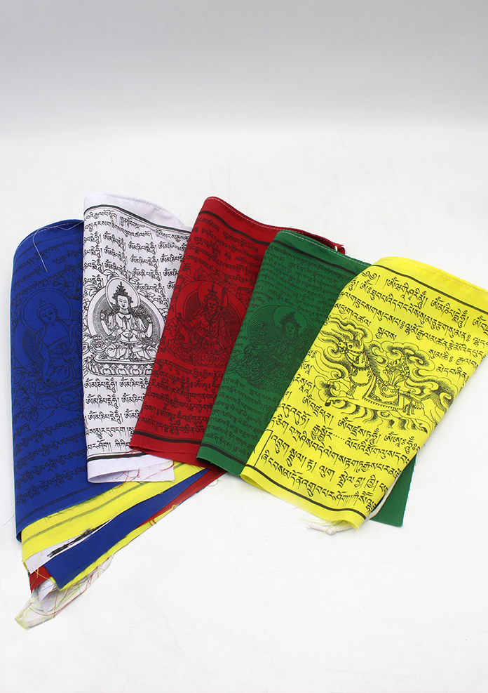 Outdoor Large Mixed Deities 25 sheet Prayer Flags