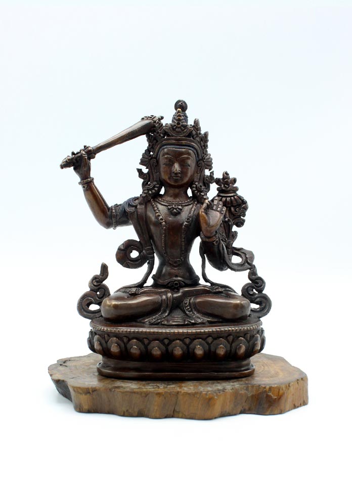 Copper Manjushree Statue