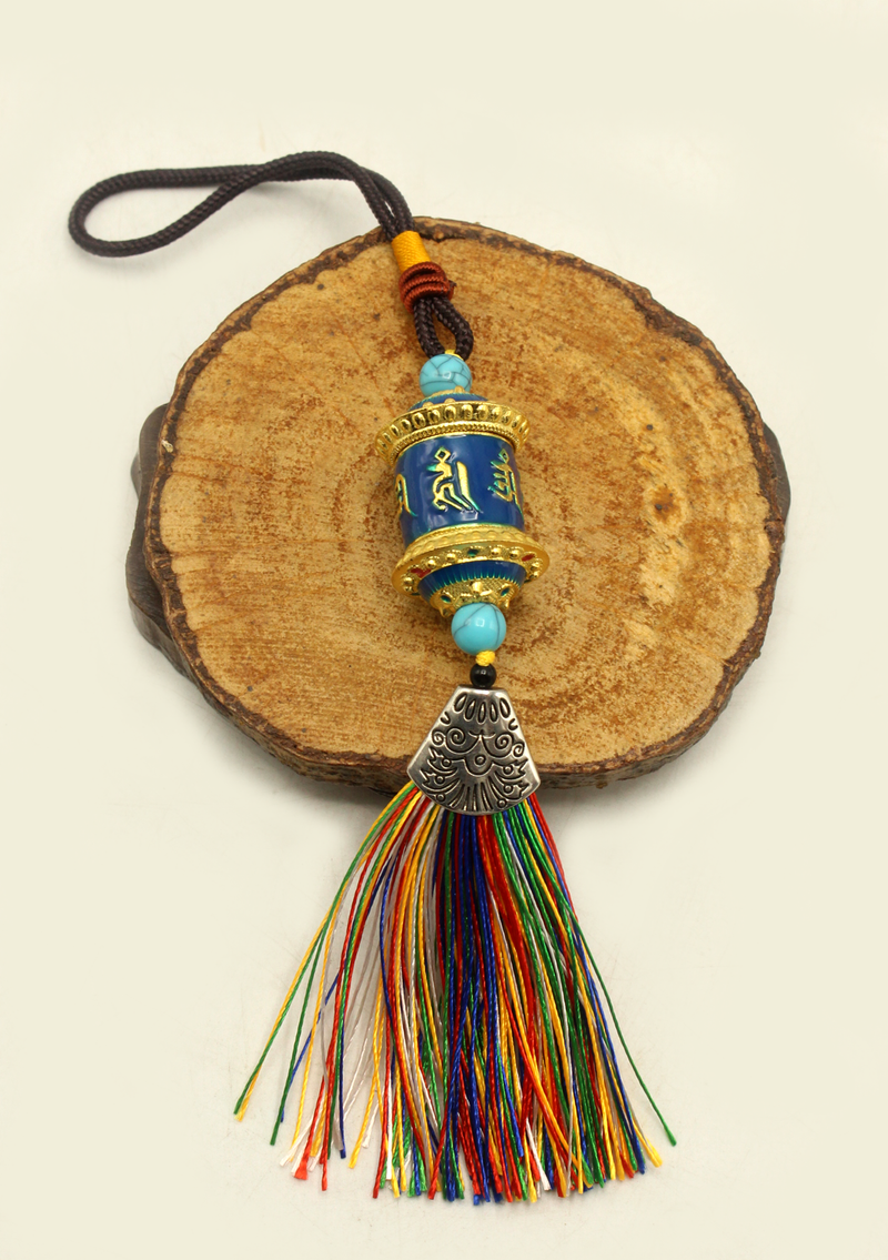 Tibetan Prayer Wheel Car Hanging