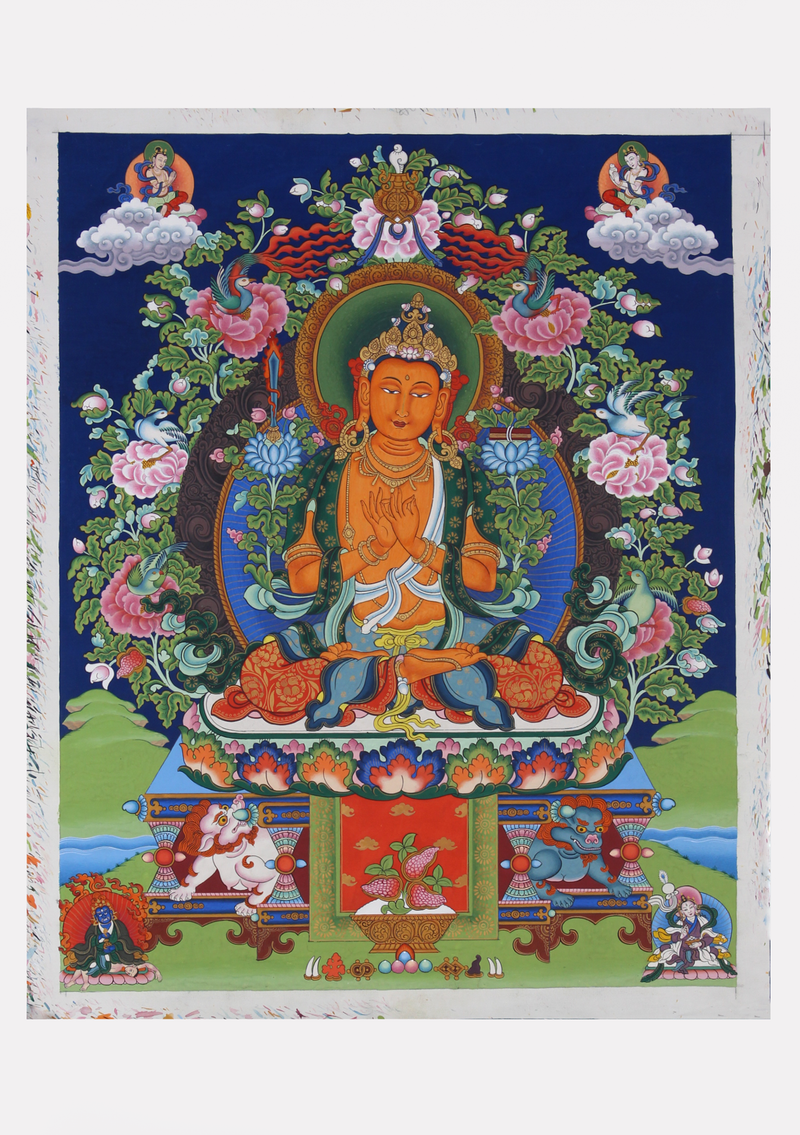 Vairocana Buddha Thangka Painting