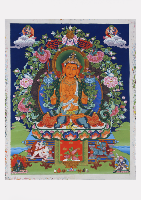 Vairocana Buddha Thangka Painting