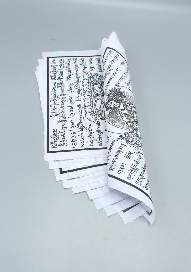 White Tara Tibetan Prayer Flags