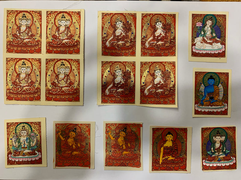 Mini Thangka Custom Listing - 4 x 5cm
