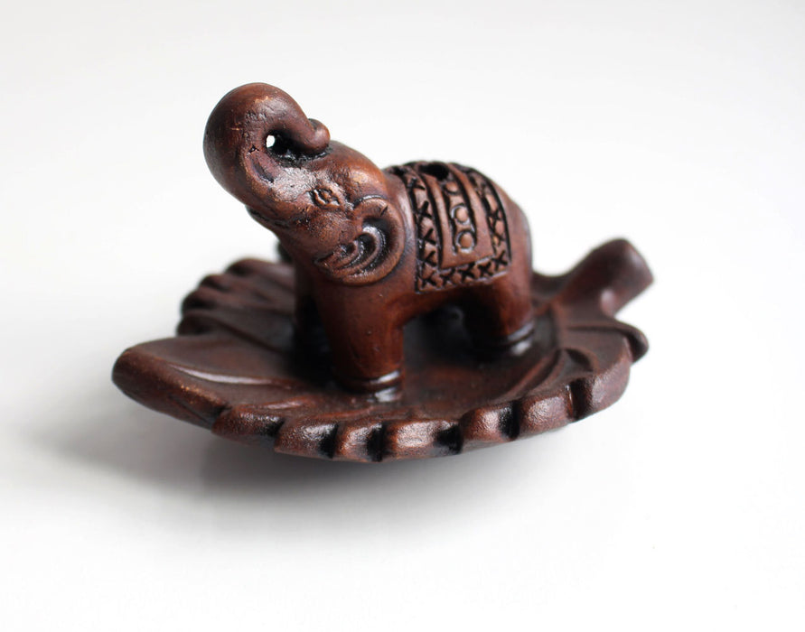 Terracotta Elephant Incense Burner