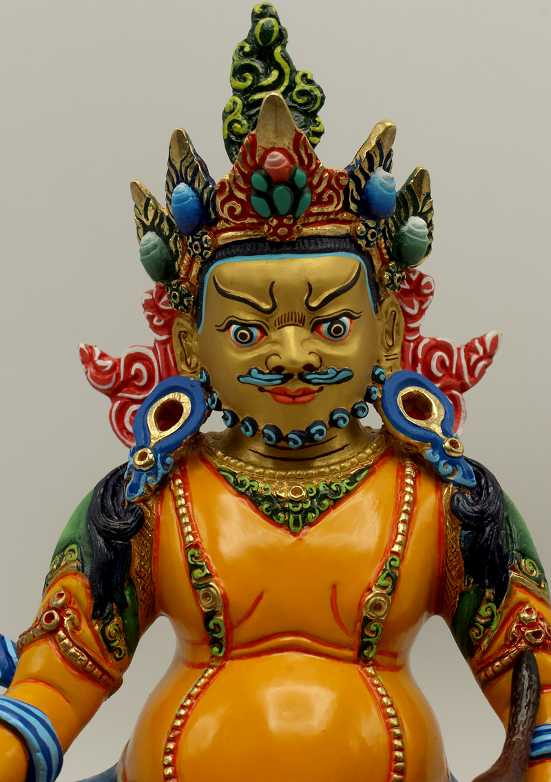 Masterarts  Gilted Handpainted Jambala Statue 8.5"H