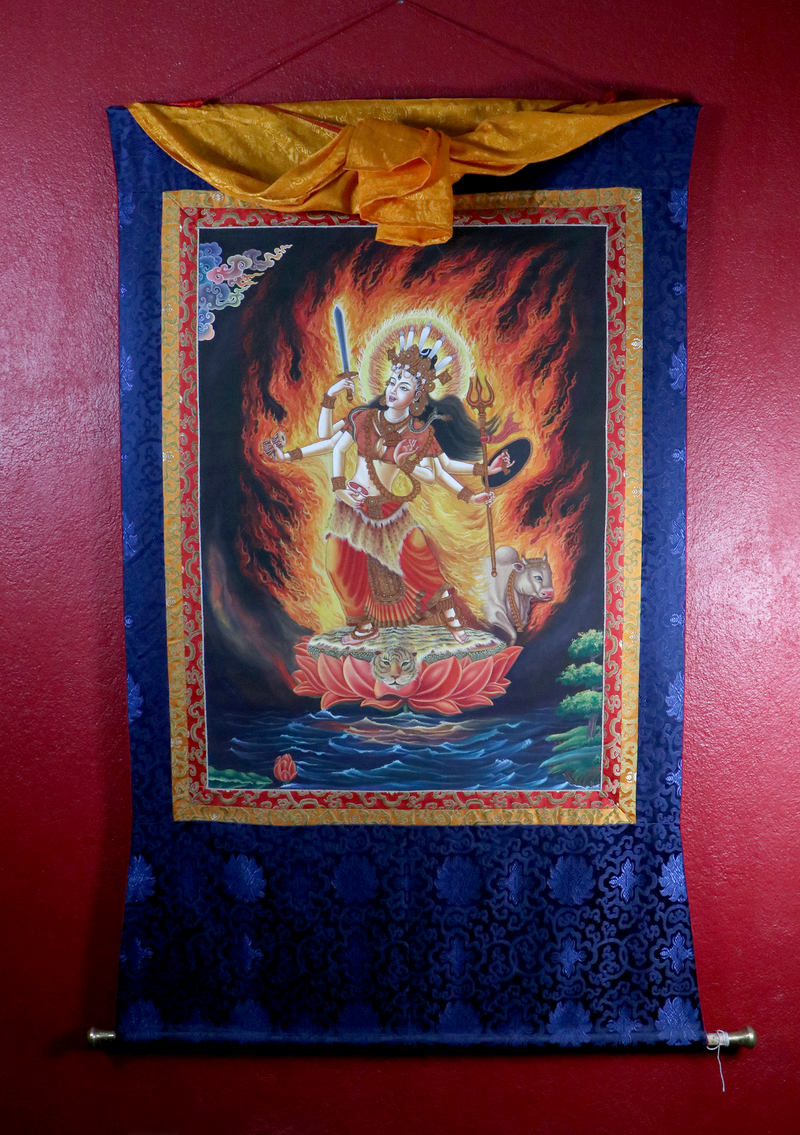 Rudrayani Astamatrikas Tantric Buddhist practices Pauba Painting