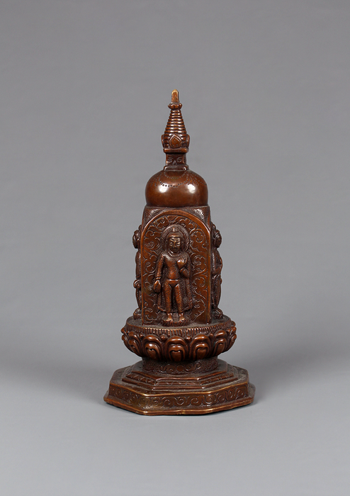 Copper Chiba: Dyo  Mini Buddha Stupa (Chiba Stupa) 6"H