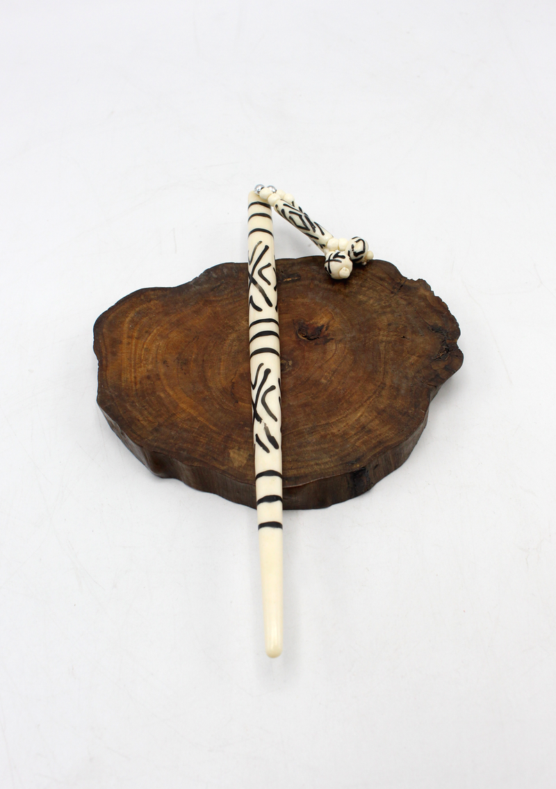 Yak Bone Hair Sticks Clip