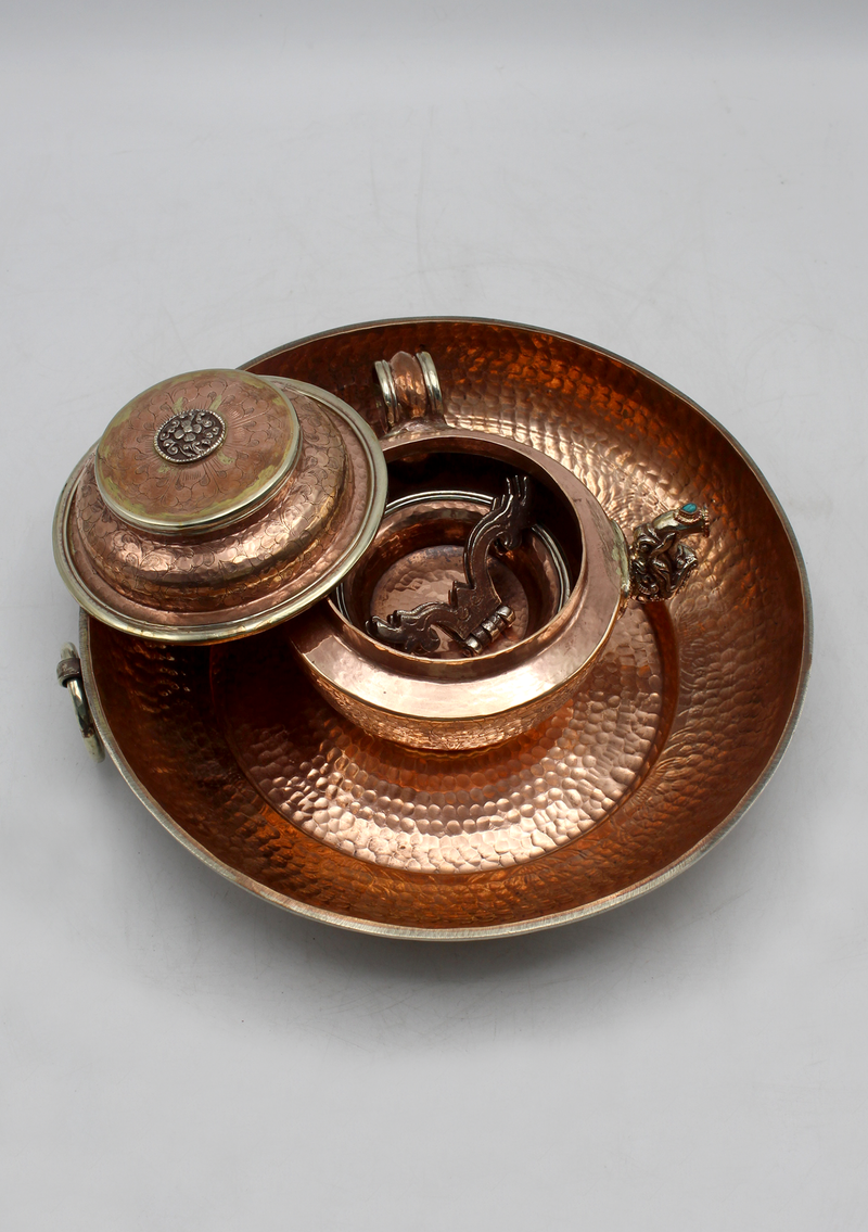 High Quality Jambala Water Offering Copper Set (Chutor)