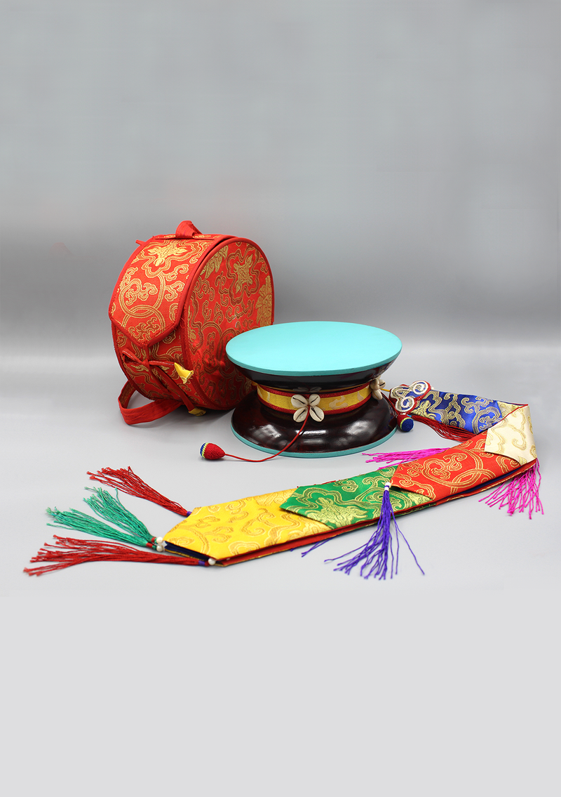 Tibetan Buddhist Ritual Chod Drum Damaru