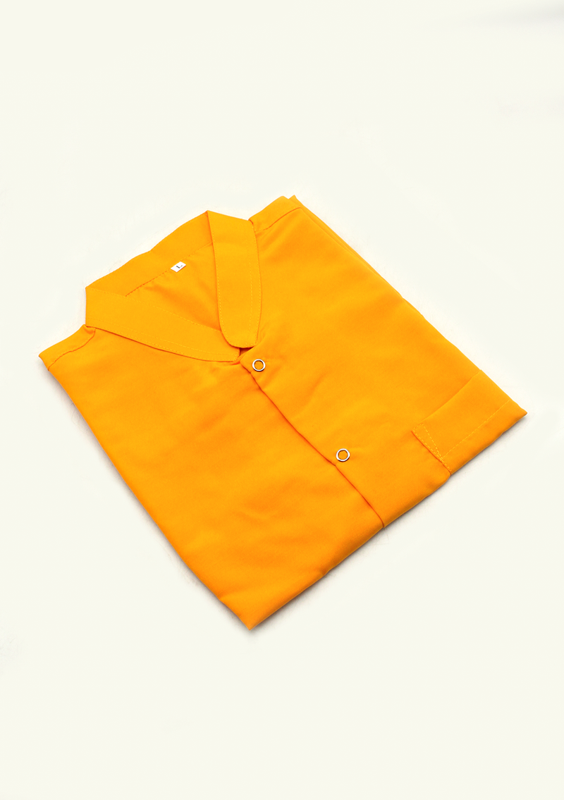 Buddhist Monk Orange Sleeveless Shirt