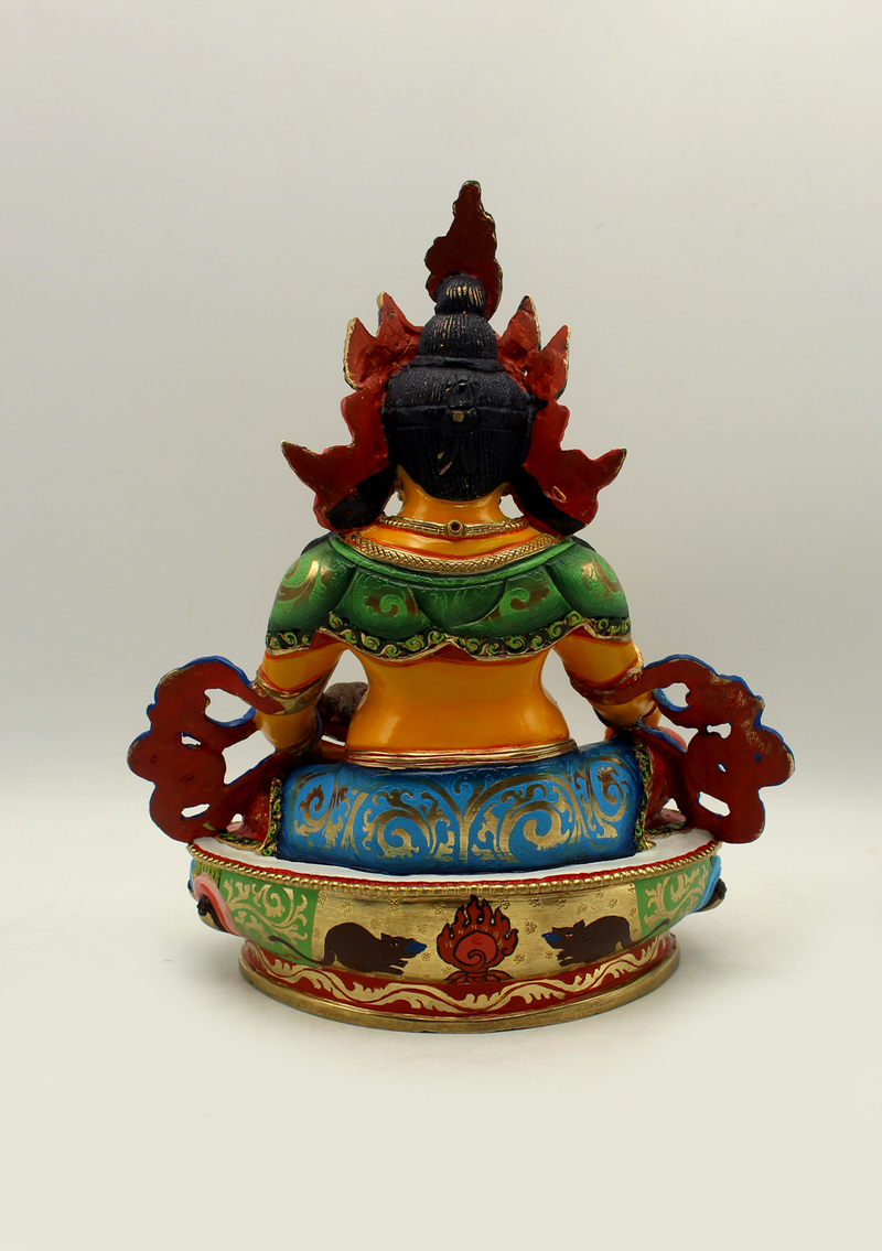 Masterarts  Gilted Handpainted Jambala Statue 8.5"H