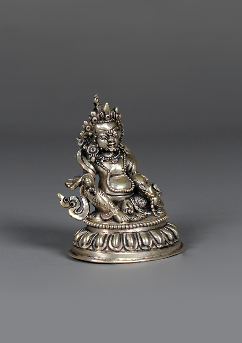 Sterling Silver 925  Jambhala  Dzambala Statue 6.5 cm H
