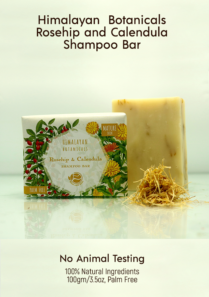 Himalayan Botanicals Rosehip and Calendula Herbal Soap