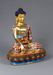 Side view of the Hand painted Shakyamuni Buddha Statue