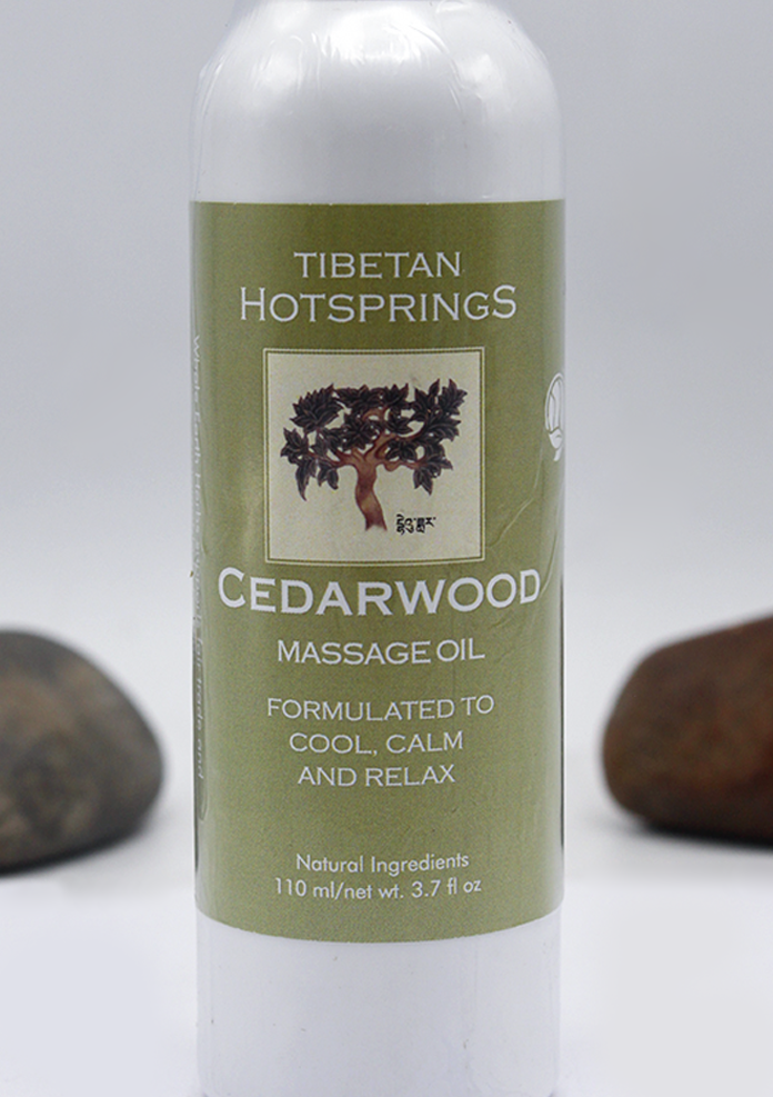 Tibetan Hotsprings Cedarwood Massage Oil- 110ml