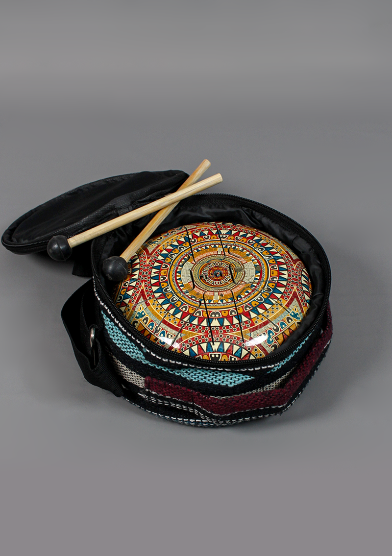 Mandala Pattern Tongue Drum - Small