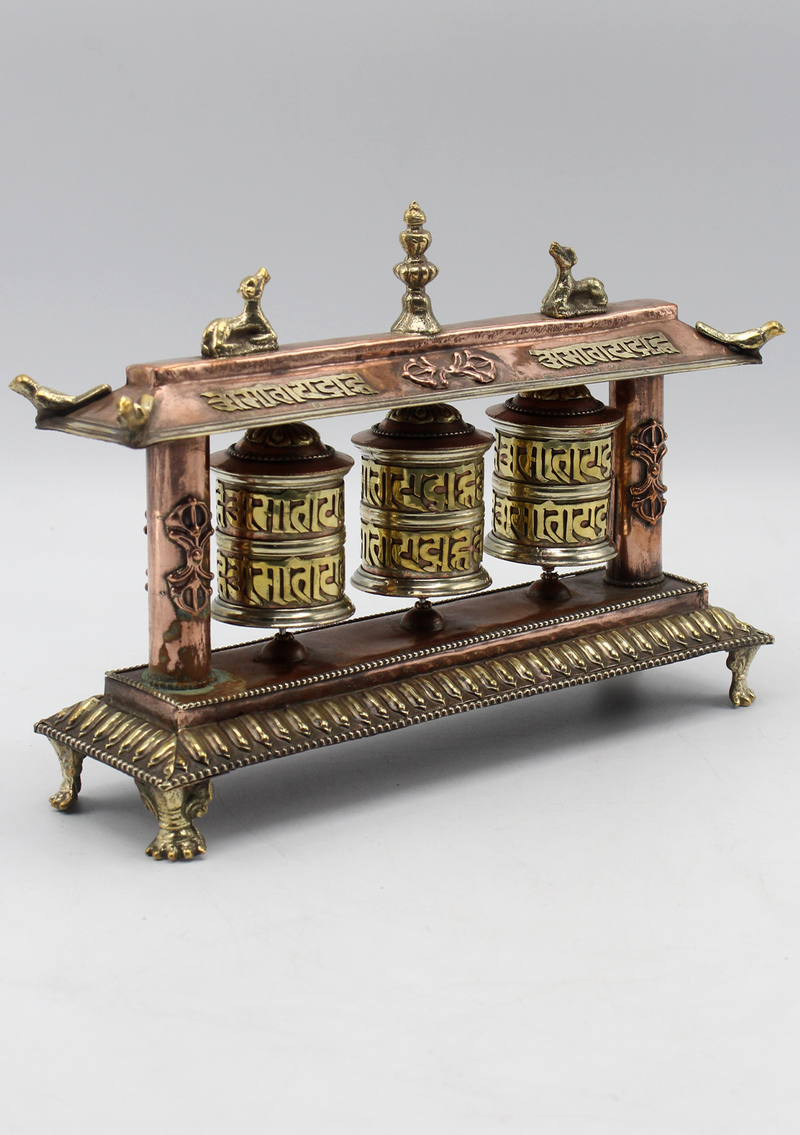 3 in 1 Potala Frame Tibetan Prayer Wheel