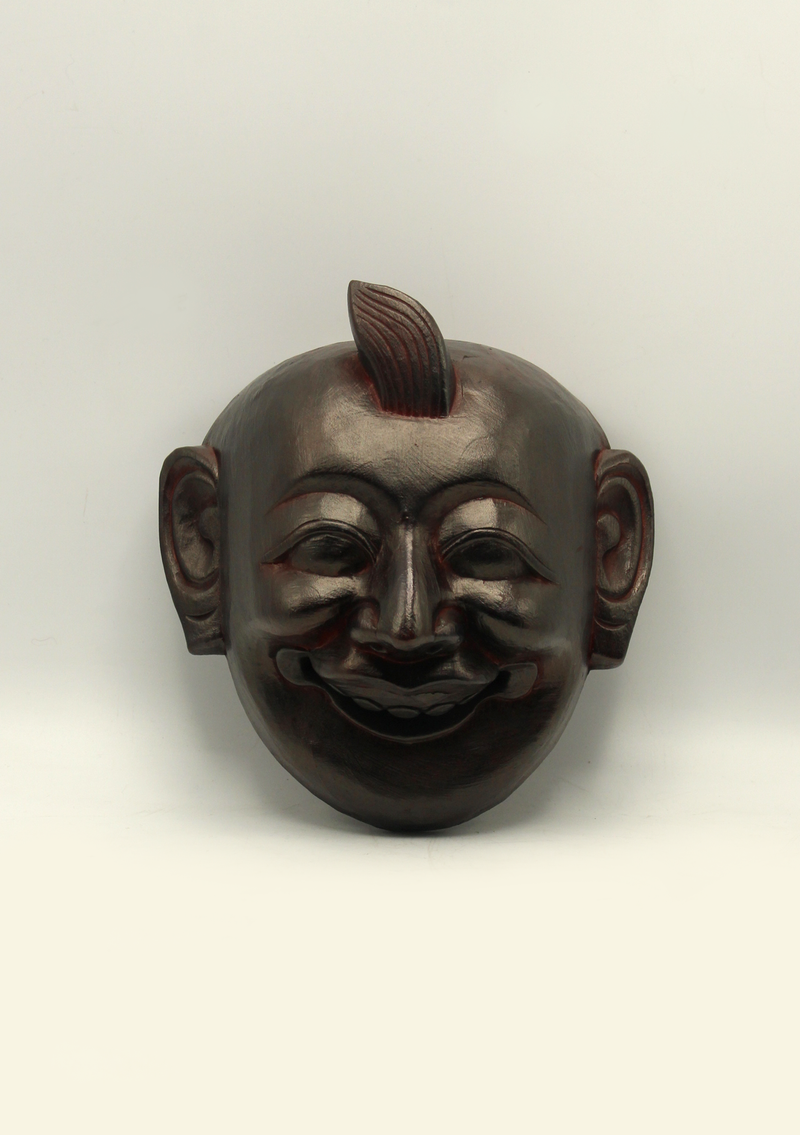 Wooden Joker Wall Hanging Decor Mask