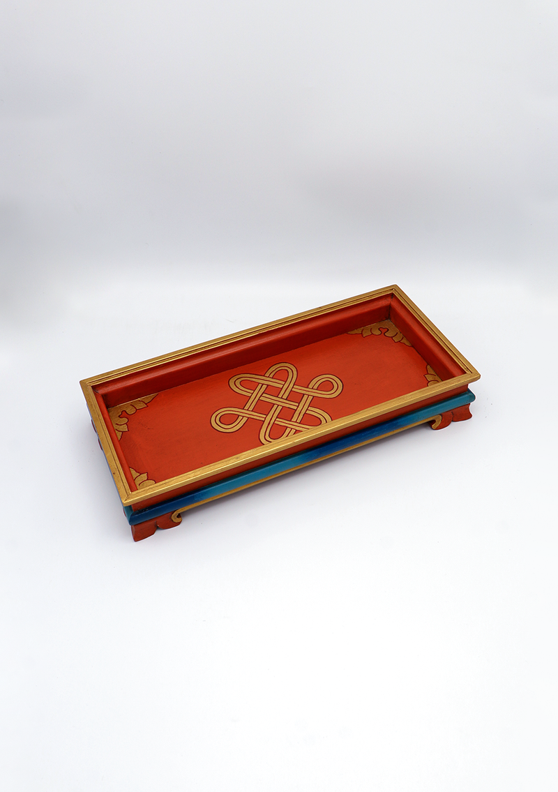Handcrafted Buddhist Ritual Tibetan Tray