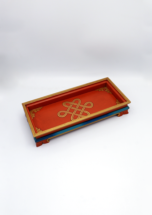 Handcrafted Buddhist Ritual Tibetan Tray