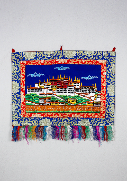 Embroidery Potala Palace Brocade Wall Hanging